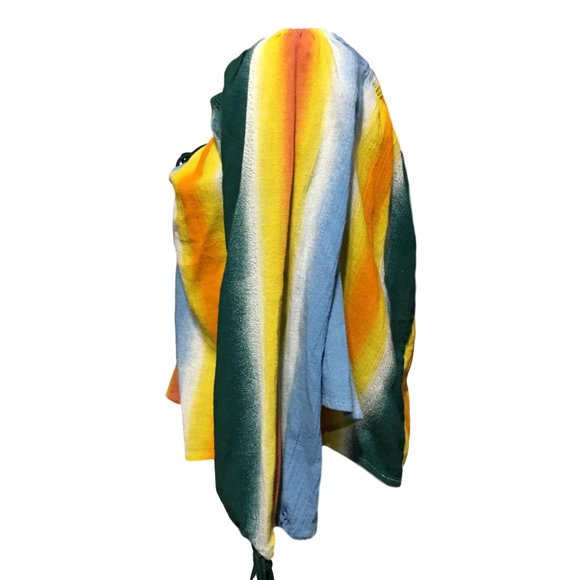 BCBG Faded Stripe Crop Top - Small - Picture 3 of 5